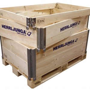 Pallkragar i olika höjder